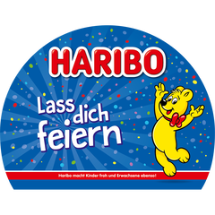 Gruss Etikett "Lass dich feiern"