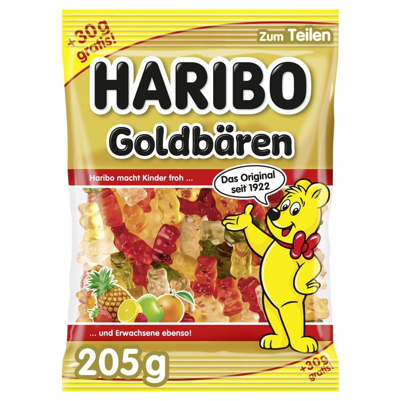 Goldb&auml;ren 175g + 30g gratis!