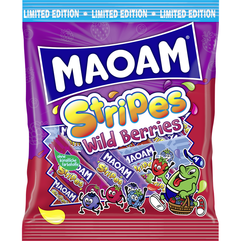 Stripes Wild Berries 175g image number null