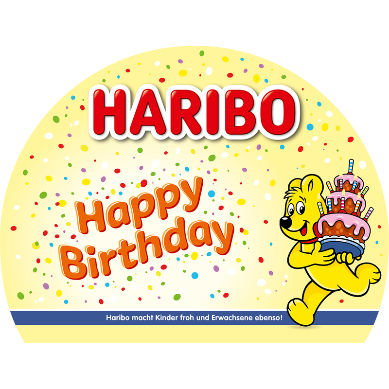Gruss Etikett "Happy Birthday" image number null