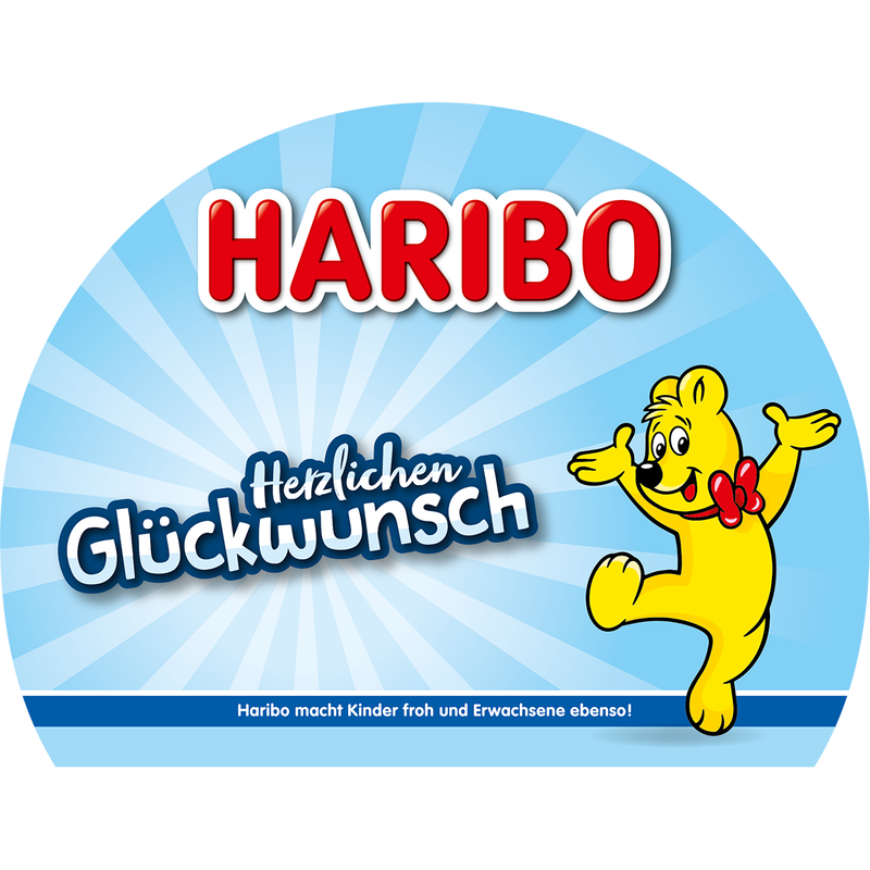 Gruss Etikett "Herzlichen Gl&uuml;ckwunsch" image number null