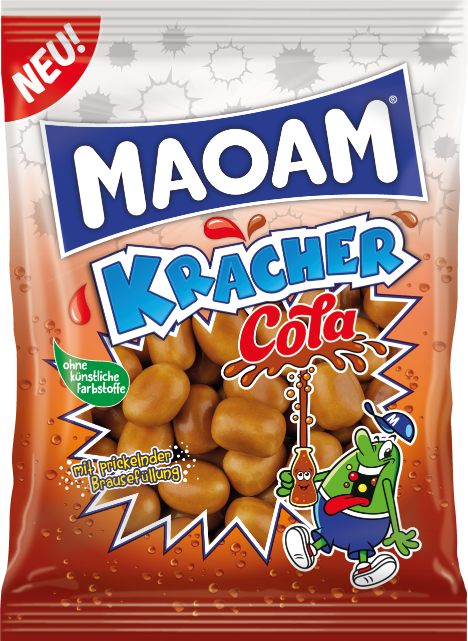 Maoam Kracher mit prickelnder Brausefüllung 200 g - Superette