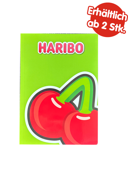 HARIBO Notizbuch HAPPY CHERRIES, A5