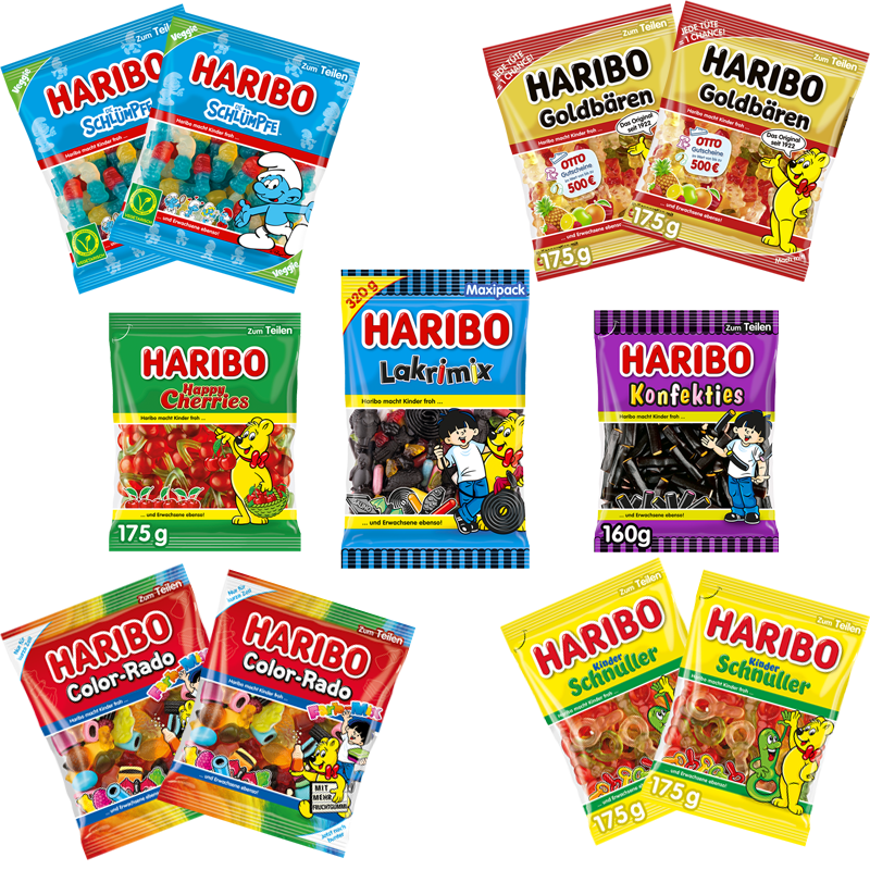 Brühe Bio Haribo Überraschungspaket Bruchware/B-Ware (4kg Paket Überraschungspaket 4