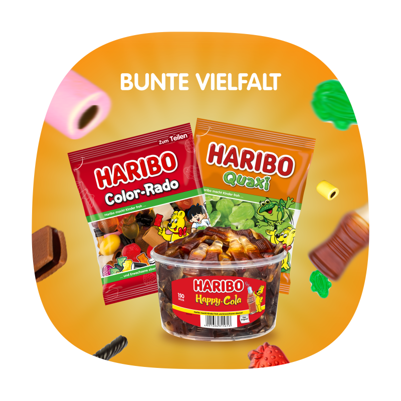 Bunte Vielfalt Color-Rador, Quaxi, Hayppy-Cola